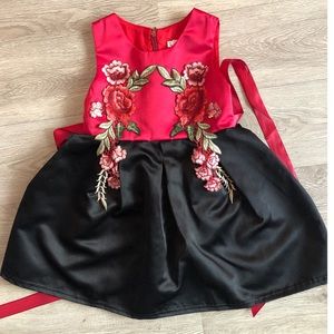 Tutu Royal red as a rose dress